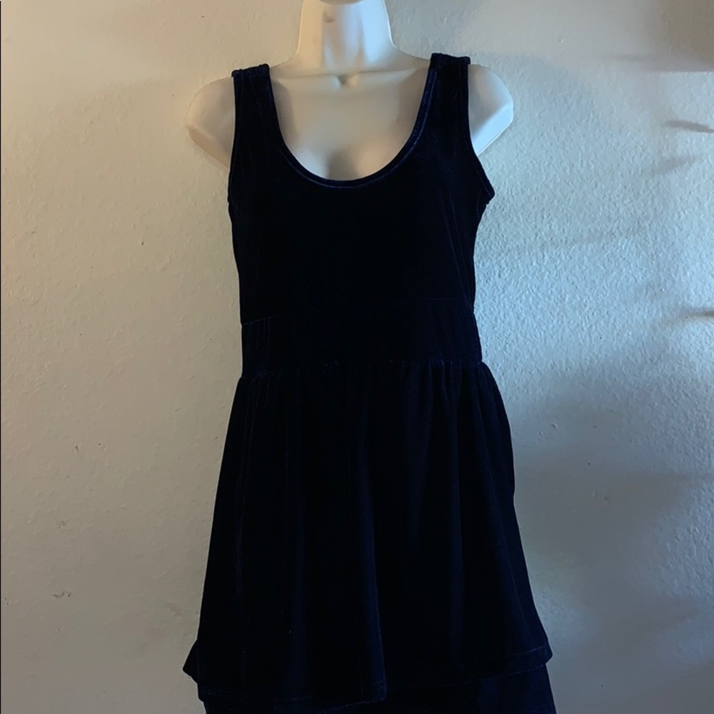 Navy Velvet dress